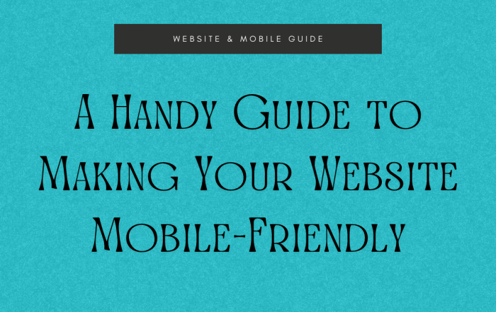 A Handy Guide to Website Mobile Optimisation